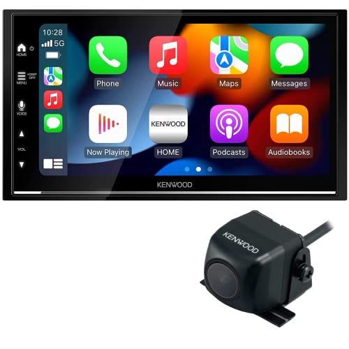 KENWOOD DMX7709S 6.8-Inch Capacitive Touch Screen, Car Stereo, CarPlay and Android Auto, Bluetooth, AM/FM Radio, MP3 Player, USB Port, Double DIN, 13-Band EQ Plus CMOS-230 Rearview Camera KENWOOD DMX7709S 6.8-Inch Capacitive Touch Screen, Car Stereo, CarPlay and Android Auto, Bluetooth, AM/FM Radio, MP3 Player, USB Port, Double DIN, 13-Band EQ Plus CMOS-230 Rearview Camera